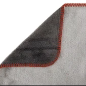 Çift Kişilik Düz Pamuklu Battaniye çift taraflı 200 + 220 füme-gri thumbnail 4