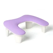 Oval U Tipi Ergonomik Manikür Sehpası Lila Manikür Kol Desteği U1L thumbnail 3