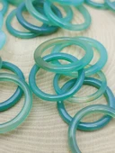 Akik Taşı İnce Boy Yüzük – Yeşil Alacalı –  3mm Kalınlık  (59970) thumbnail 1