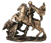 LUXXİ EJDERHA AVCISI SAVAŞÇI - OFİS HEDİYELİK MASAÜSTÜ DEKOROTİF ÜRÜNLER VE AKSESUARLAR thumbnail 4