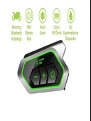 IPX8 Su Geçirmez RGB BT5.3 Motosiklet Kask Kulaklığı Yüksek Ses & İnterkom thumbnail 1