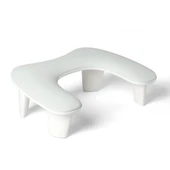 Oval U Tipi Ergonomik Manikür Sehpası Gri Manikür Kol Desteği U1G thumbnail 3