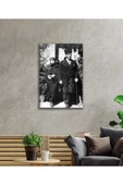 Atatürk Cam Tablo 4mm Dayanıklı Temperli Cam, Atatürk Glass Wall Art thumbnail 2