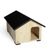 Doggi̇e Rufu Model Ahşap Köpek Kulübesi̇ XL thumbnail 1