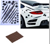 Araç Sticker Seti Yara Bere Oto Sticker Yara Şeklinde 3D thumbnail 1