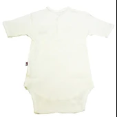 Sema Baby Yarım Kol Kaşkorse Badi (Body) - Ekru  18-24 Ay thumbnail 2