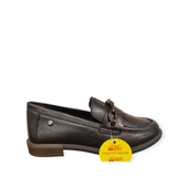 MAMMAMİA D25KA-3800 KISA TOPUK KADIN LOAFER DERİ AYAKKABI thumbnail 1