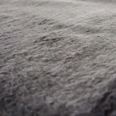 Çift Kişilik Düz Pamuklu Battaniye çift taraflı 200 + 220 füme-gri thumbnail 3