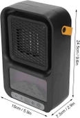 Generic Kapalı Kullanım Için Sessiz Masa Isıtıcı Enerji Tasarrufu Taşınabilir Elektrikli Isıtıcı Fan Uzaktan Kumanda (AB fiş 220v) thumbnail 4