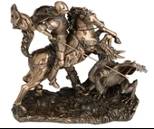 LUXXİ EJDERHA AVCISI SAVAŞÇI - OFİS HEDİYELİK MASAÜSTÜ DEKOROTİF ÜRÜNLER VE AKSESUARLAR thumbnail 1