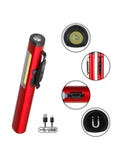 Profesyonel Şarjlı Mıknatıslı El Feneri Oto Feneri Çok Amaçlı Aydınlatma Çözümü thumbnail 2