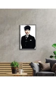 Atatürk Cam Tablo 4mm Dayanıklı Temperli Cam, Atatürk Glass Wall Art thumbnail 2