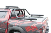 OMSA Toyota Hilux Kobra Roll Bar Çap:60 Siyah 2015 ve Sonrası thumbnail 1