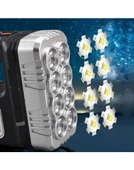 El Feneri Solar Panelli Ledli Powerbank Cob Fener thumbnail 3