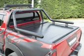 OMSA Toyota Hilux Kobra Roll Bar Çap:60 Siyah 2015 ve Sonrası thumbnail 2