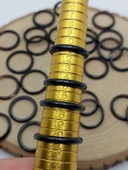 Akik Taşı İnce Boy Yüzük – Siyah Alacalı –  3mm Kalınlık  (59976) thumbnail 3