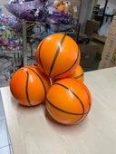 Büyük Boy Jumbo Stres Topu 13 Cm Basketbol Desenli 1 Adet thumbnail 2