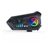 Çeşithane Y10 2X Motosiklet Kask Kulaklığı – 300M Interkom, Su Geçirmez Bluetooth Kulaklık, AI Sesli Asistan Destekli, Çiftli Interkom Seti thumbnail 1