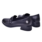 MAMMAMİA KISA TOPUK LOAFER KADIN DERİ AYAKKABI thumbnail 3