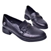 MAMMAMİA KISA TOPUK LOAFER KADIN DERİ AYAKKABI thumbnail 5