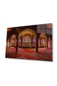 Cami İslami Motif Dini Cam Tablo 4mm Dayanıklı Temperli Cam thumbnail 1
