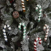 Asılabilir Yılbaşı Yeniyıl Ağacı Süsü Baston Şeker Candy Cane 14cm Christmas New Year Candy Stick Ornaments thumbnail 5