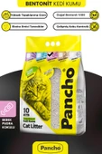 PANCHO Bebek Pudralı Kedi Kumu 10 LT Yüksek Topaklanma, Tozsuz, Koku Kapseme, Doğal Bentonit thumbnail 1