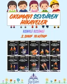 3.Sınıf Okumayı Sevdiren Renkli Resimli Hikayeler 16 - 10 Kitap thumbnail 1