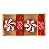 Asılabilir Yılbaşı Yeniyıl Ağacı Süsü Dev Şekerler Christmas New Year Giant Candies Gift Ornaments thumbnail 3