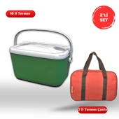 Buzluk Termos  Set-10 Lt Buzzy Buzluk Termos (1180 Cooler Box)+ 7 Lt İzolasyonlu Çanta thumbnail 1