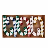 Asılabilir Yılbaşı Yeniyıl Ağacı Süsü Baston Şeker Candy Cane 14cm Christmas New Year Candy Stick Ornaments thumbnail 2
