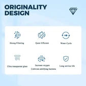 Jeneca YG-36 Fanus Akvaryum Seti 34,5x34,5x31 Cm thumbnail 5