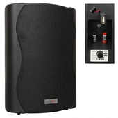 Magicvoice F-lhy6.5s 6.5" (16 Cm) Hat Trafolu Duvar Tipi Sütun Hoparlör (30w Rms / 200w Peak - Mp3 Usb Uyumlu) - Siyah thumbnail 1