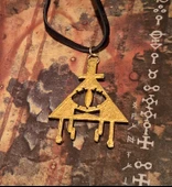 Byr Bill Cipher (Fatura Kapağı Kitabı) Anahtarlık/Kolye (Plastik Aparattır!!!) 3D thumbnail 1