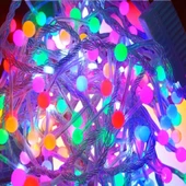 5 METRE VIP PROFESYONEL RENKLİ TOP LED IŞIK PATLAYAN BEYAZ FLAŞLI TOP IŞIK 250 LED LAMBA SU GEÇİRMEZ thumbnail 3