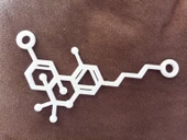 Byr Esrar THC Molekül Kolye Kolye (Plastik Aparattır!!!) 3D thumbnail 3