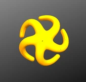 Byr denizyıldızı kolye (Plastik Aparattır!!!) 3D thumbnail 1