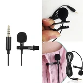Haiki Hk-301 3.5mm Jack Girişli Kablolu Youtuber Yaka Mikrofon thumbnail 3