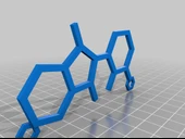 Byr Molekül Kolye - Thalidomide (Plastik Aparattır!!!) 3D thumbnail 3