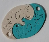 Byr sarılma su samuru - anahtarlık kolye (Plastik Aparattır!!!) 3D thumbnail 1