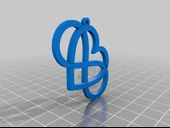 Byr Sonsuz aşk küpe kolye (Plastik Aparattır!!!) 3D thumbnail 2