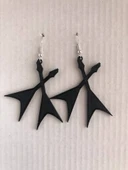 Byr Küpe Gitar ikili kolye rock metal (Plastik Aparattır!!!) 3D thumbnail 2