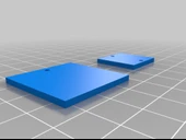 Byr Küpe kolye kare cuadrado aro (Plastik Aparattır!!!) 3D thumbnail 1