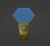 Byr Mühür Yüzük - Minimalist Altıgen (Plastik Aparattır!!!) 3D thumbnail 1