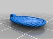 Byr Doku ile oval kolye (Plastik Aparattır!!!) 3D thumbnail 2