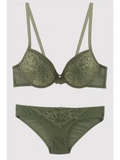 Pierre Cardin 4782 Lyon Double Push Up Sütyen Takımı - Siyah - 2