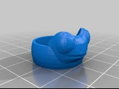 Byr Kurbağa Fred ama o bir Yüzük (Plastik Aparattır!!!) 3D thumbnail 1