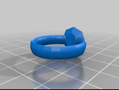 Byr elmas yüzük (Plastik Aparattır!!!) 3D thumbnail 1