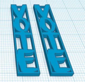 Byr OY VER Küpe / Kolye (Plastik Aparattır!!!) 3D thumbnail 3