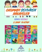 2.Sınıf Okumayı Sevdiren Renkli Resimli Hikayeler 7 - 10 Kitap thumbnail 1
